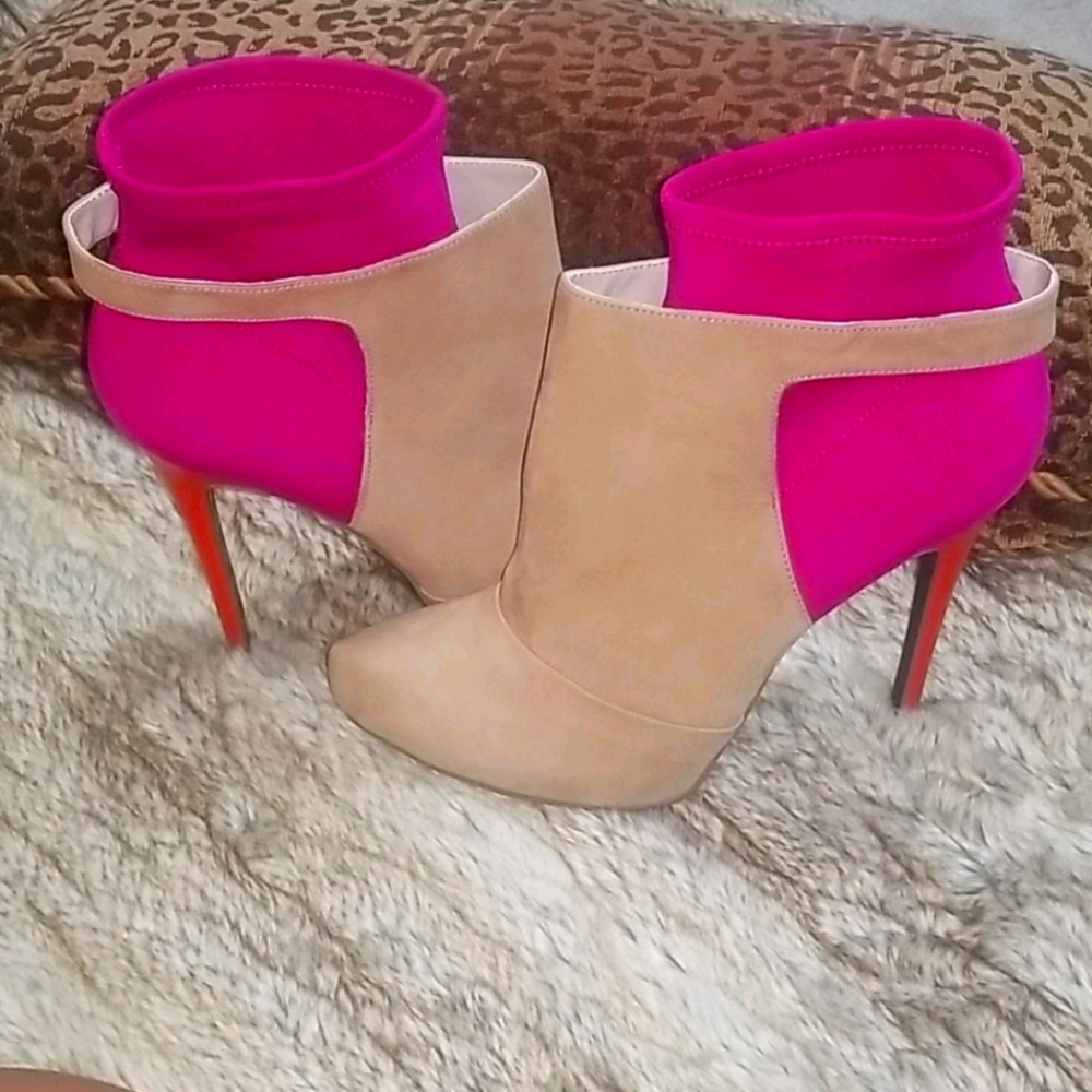 Faux Suede Booties